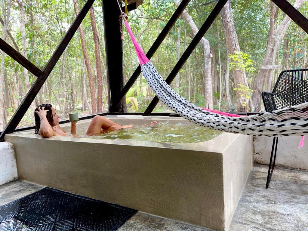Готель Casa Costal - Glamping Experience Пуерто-Морелос Екстер'єр фото